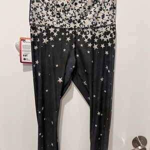 Starry Night Navy and White Cropped Pants